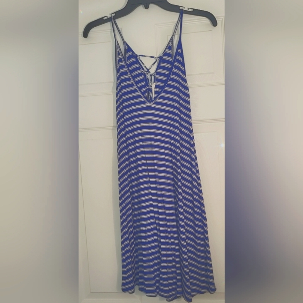 Lush blue summer dress